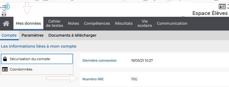 Finding your INE number on Parcoursup or student documents