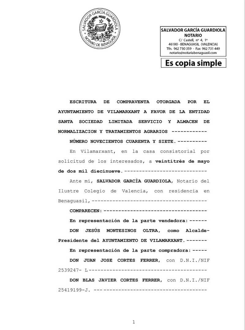 Certificado registral (nota simple) para due diligence inmobiliaria en España