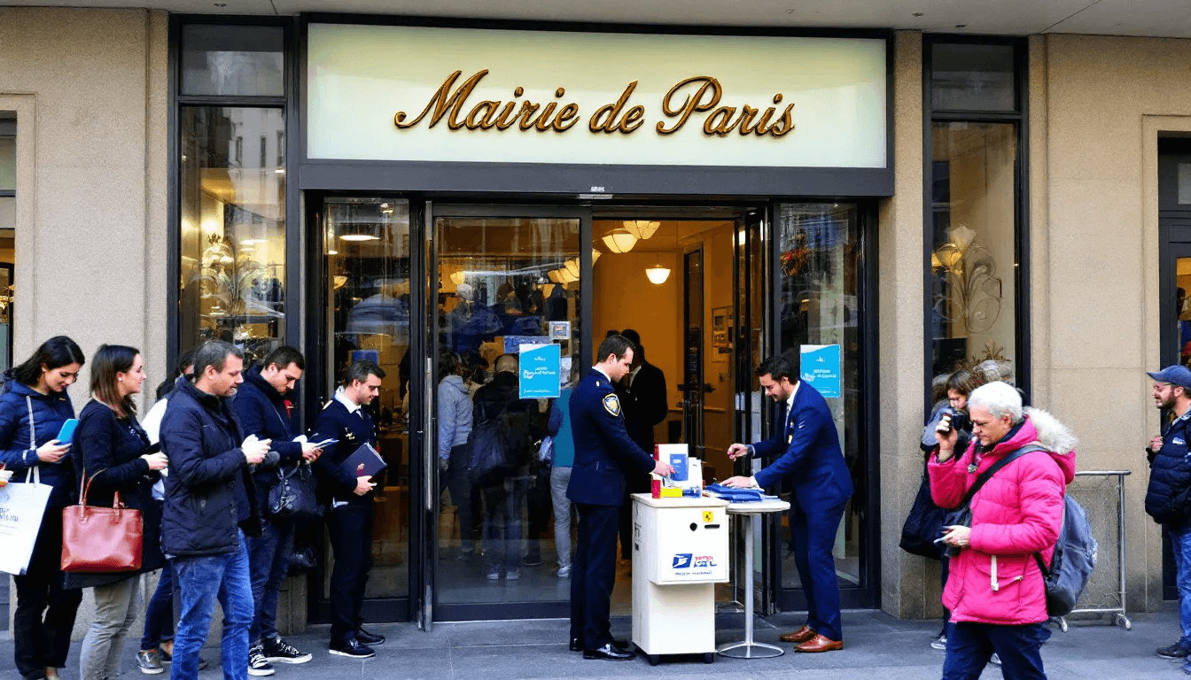 Official French government Marianne logo for administrative procedures