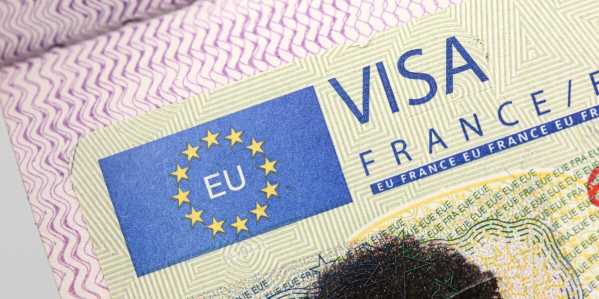 French Student Visa Illustration
