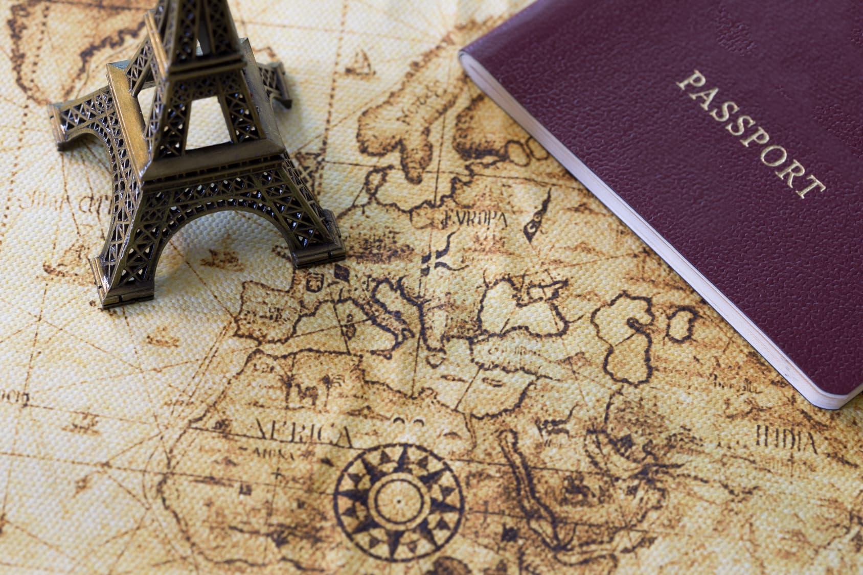 French passport and documents