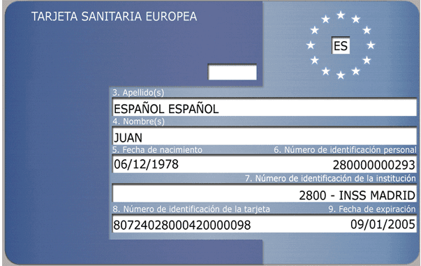 Spanish Health Card (Tarjeta Sanitaria)