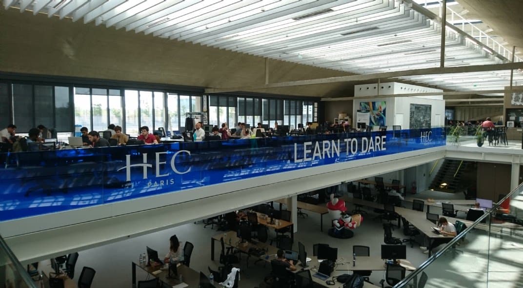 Grandes Écoles such as HEC Paris: selective and industry-oriented